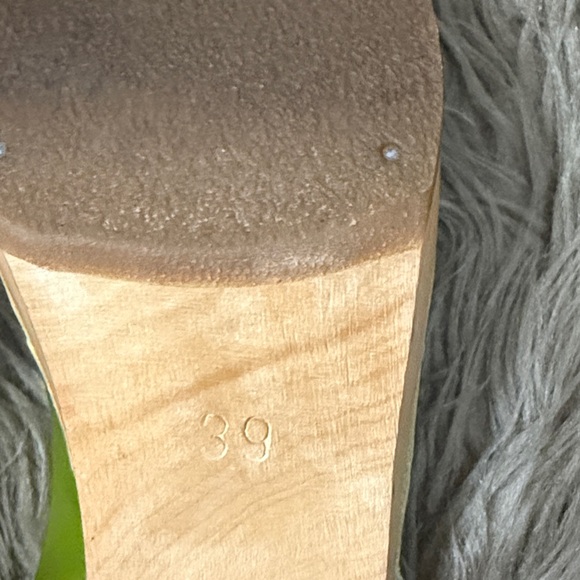 Swedish Hasbeens Olive Green Slingback Clogs size 8.5 - Picture 12 of 12